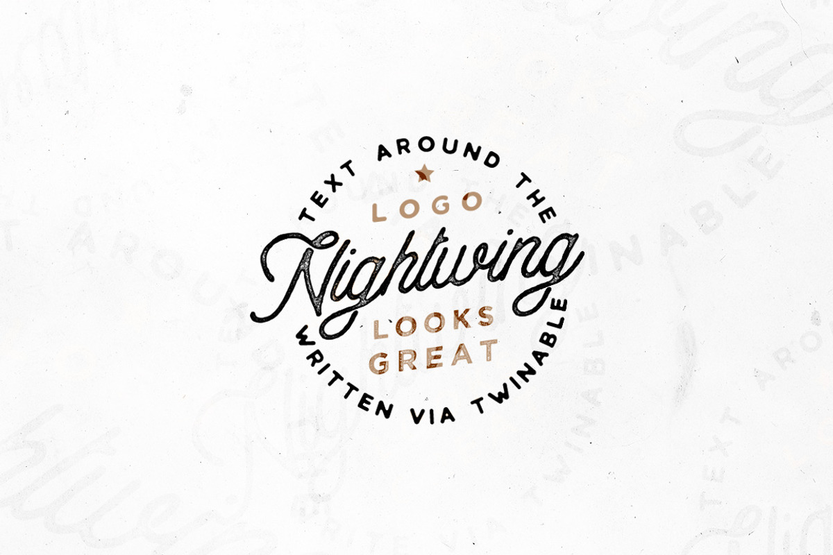Twinable - Rounded Retro Font preview 4