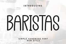 Baristas | Script Font