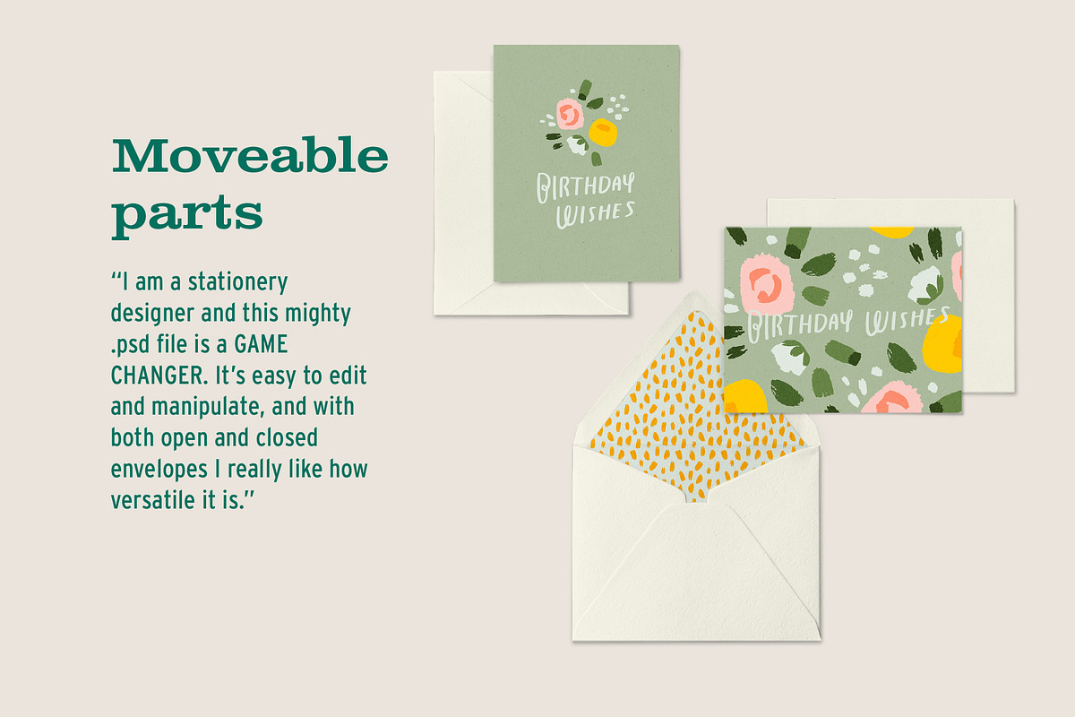Greeting Card Mockup, a Pens & Pencil Mockup by Field Office (Photo 2 of 6)