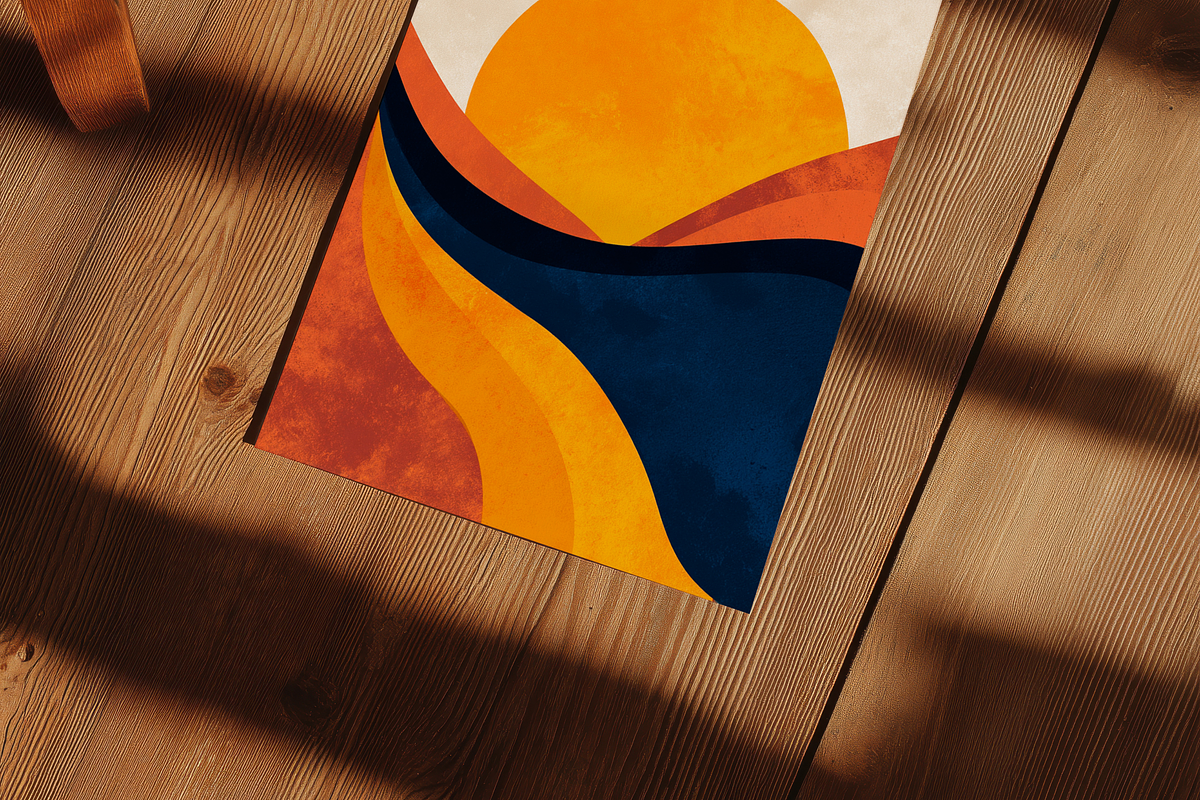 Wooden A3 Poster Mockup, a Product Mockup by Serenefeeling (Photo 4 of 6)