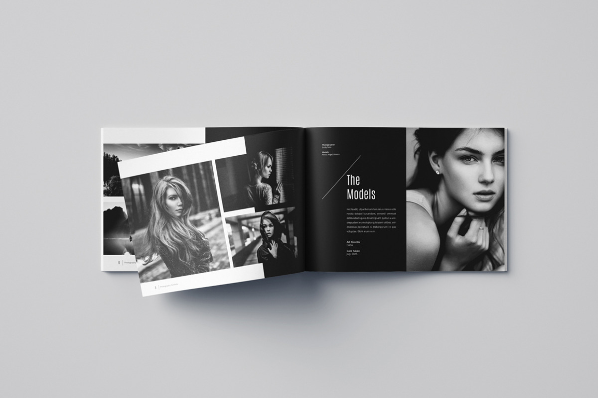 Photography Portfolio Template, a Brochure Template by adekfotografia (Photo 5 of 14)