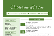 Pure MS Word modern resume, a Resume Template by Inkpower (Thumbnail 2 of 3)