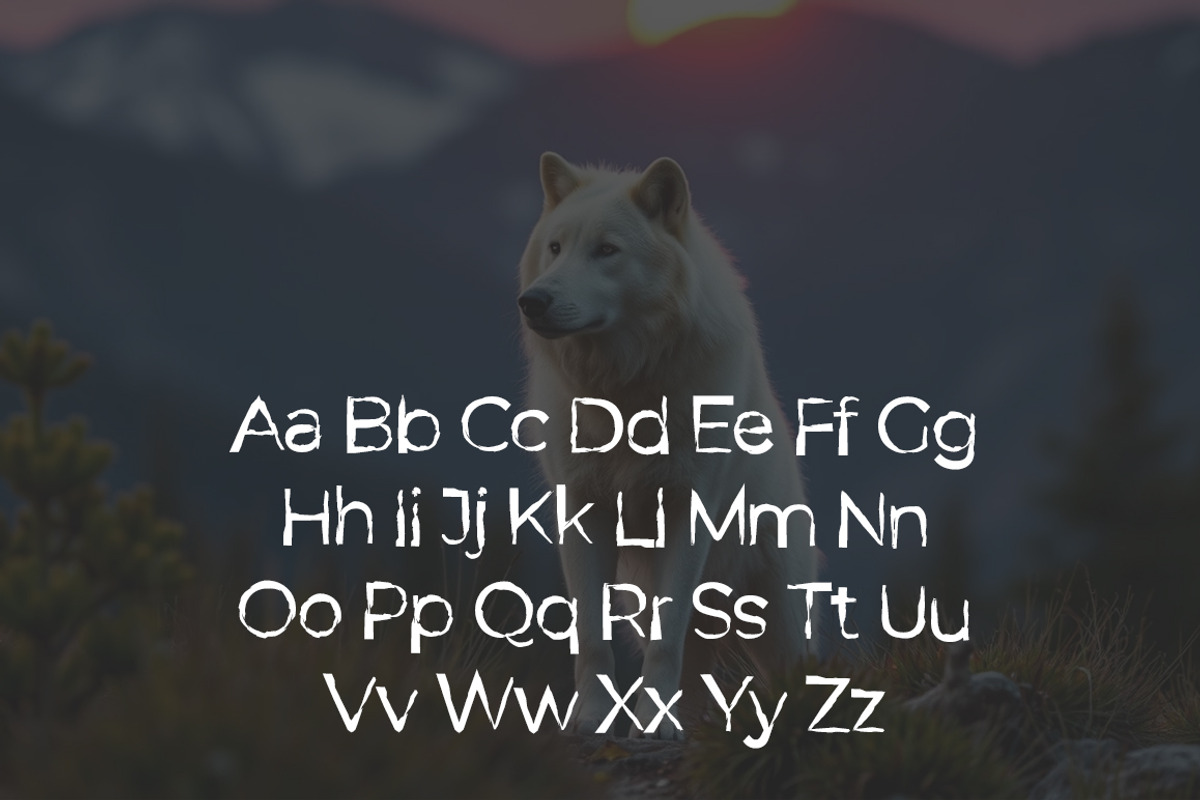 Wolf Claws Font, a Sans Serif Font by yantodesign (Photo 9 of 10)