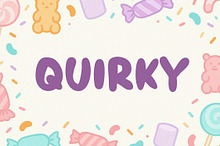 QUIRKY - Playful Handwriting Font