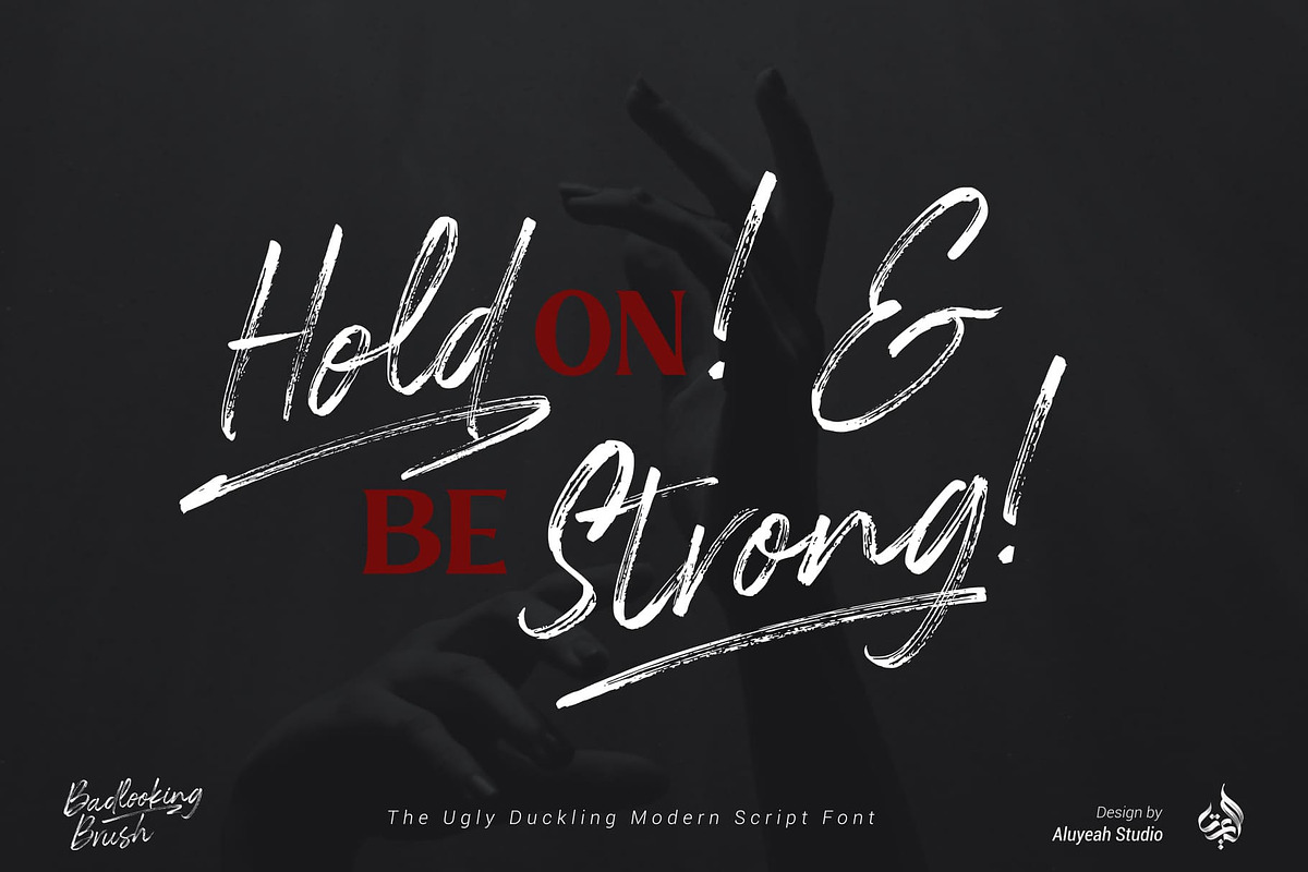Badlooking Brush, a Font by Aluyeah Studio (Photo 10 of 15)
