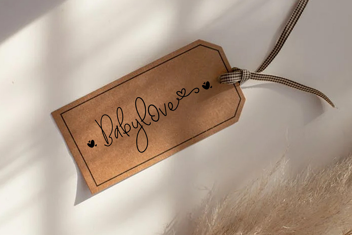Baby Love | Romantic Font, a Handwritten Font by Yuby Creative (Photo 11 of 13)