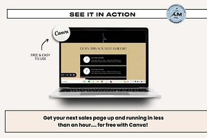 Canva Sales Page - Luxury CEO