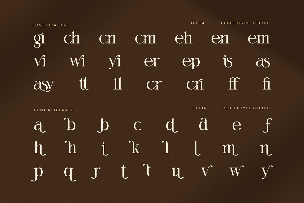 Gofia – Modern Elegant Serif Font, a Serif Font by Perfectype (Photo 8 of 8)