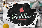 Fadilla, a Script Font by artimasa (Thumbnail 1 of 5)