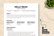 Project Manager Resume Template, a Resume Template by ResumeInventor (Thumbnail 2 of 9)