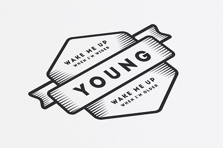 18 Vintage Templates, Badges, Logos