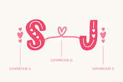 Love Struck, Valentine's Font, a Symbol Font by Jordyn Alison Designs (Thumbnail 3 of 8)