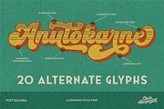 Zelonka, a Script Font by ahweproject (Thumbnail 3 of 21)