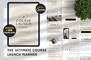 The Ultimate Course Launch Planner, a Social Media Template by Nina Shaw (Thumbnail 1 of 9)