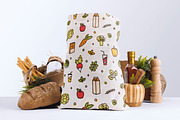 Organic food banner, pattern, a Food Illustration by Good Studio (Thumbnail 9 of 10)