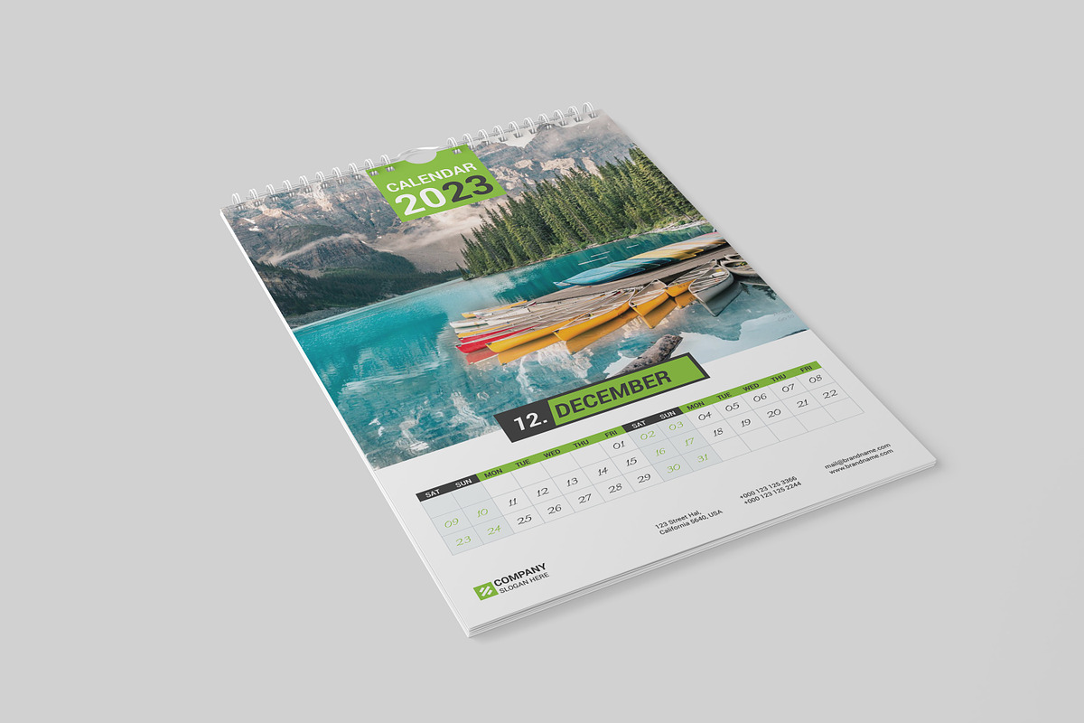 Wall Calendar 2023, a Templates & Theme by alimran24 (Photo 2 of 8)