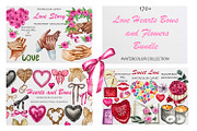 Hand Drawn Love Heart Bow Bundle, a Decorative Illustration by Fresh art by Larysa (Thumbnail 1 of 13)