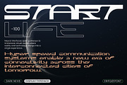 Dark Nexis, a Sans Serif Font by Erifqizefont (Thumbnail 6 of 10)