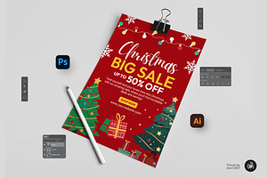 Christmas Sale Flyer Template