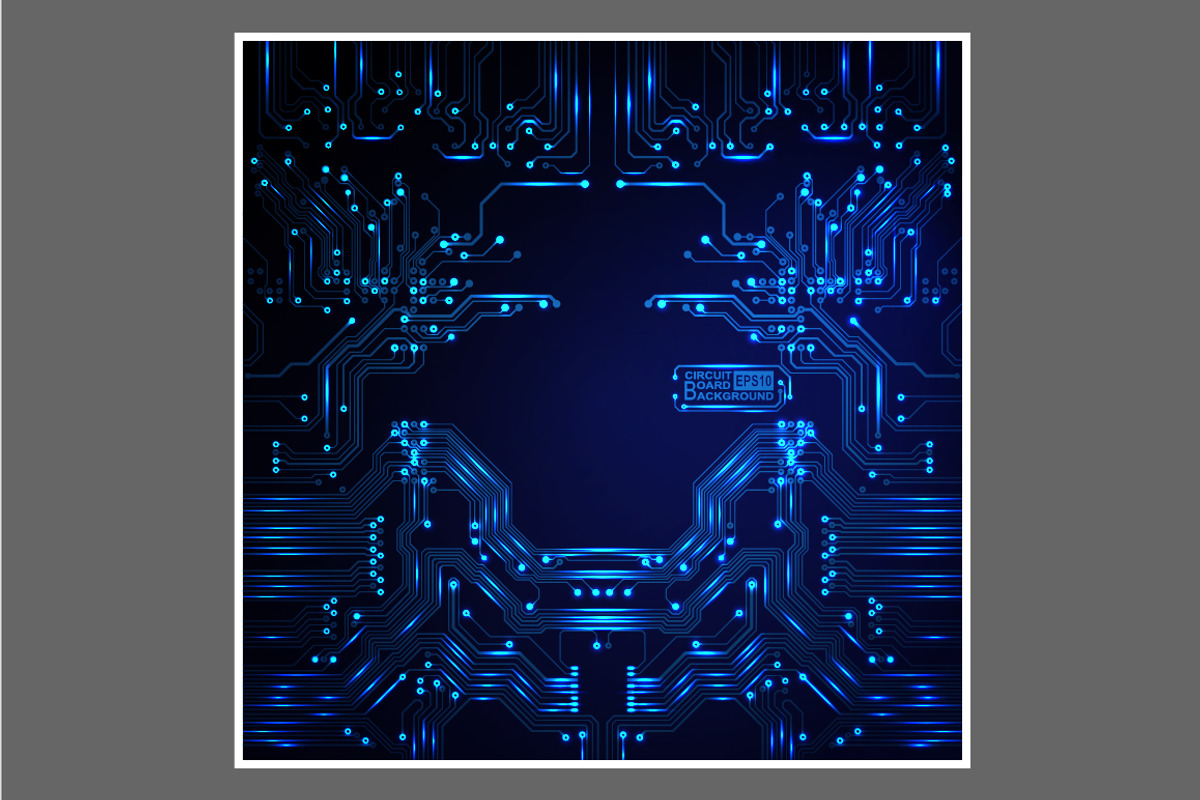 -50% Circuit boards backgrounds set, a Background Graphic by frost_newt (Photo 11 of 11)