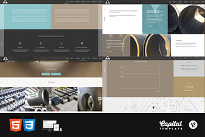 Concrete - One/Multi HTML Template