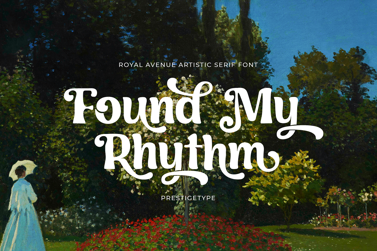Royal Avenue Display Serif Font, a Serif Font by Prestigetype (Photo 7 of 16)