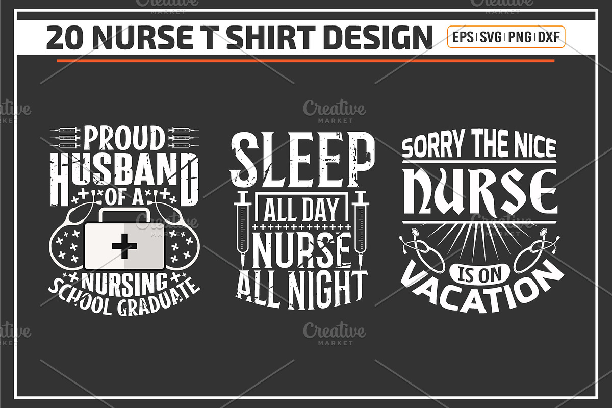 Nurse typographic quotes Bundle, a Graphic by Uniquesvg99 (Photo 4 of 8)