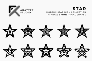 Star Icon Vector, a Solid Icon by Akatype Studio