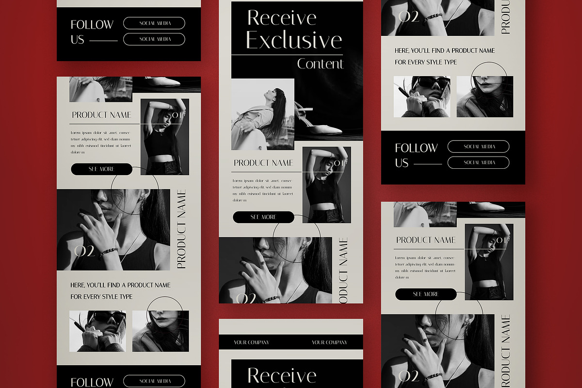 Monochrome Email Newsletter, an Email Template by graphicook (Photo 3 of 3)