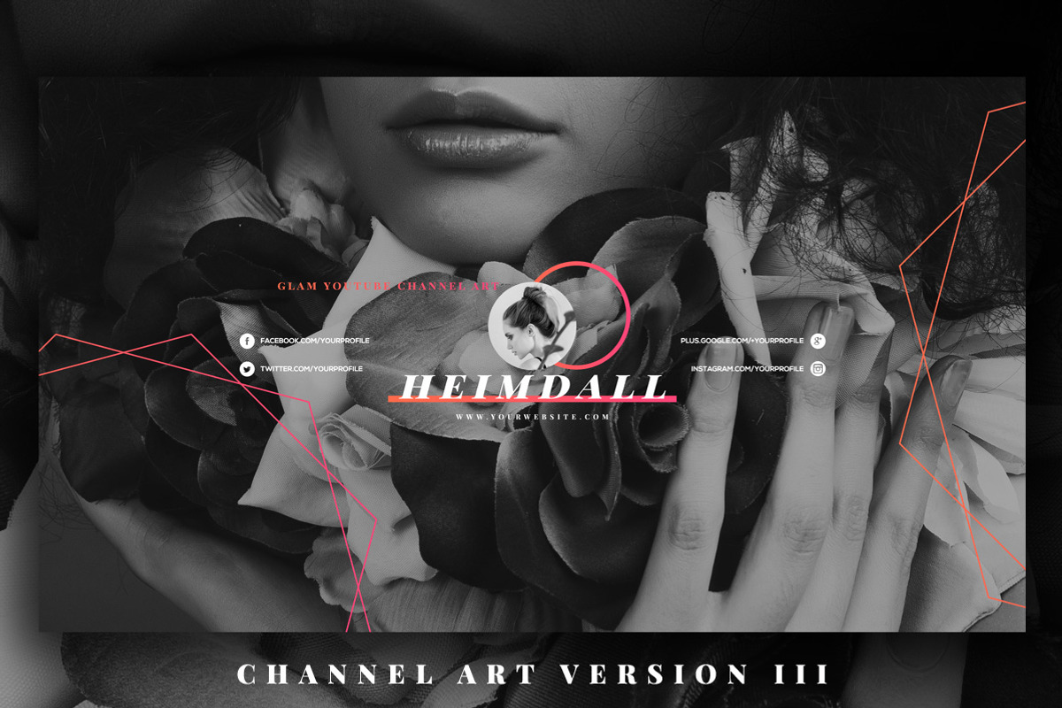 Heimdall Youtube Channel Art Banners, a Social Media Template by RussGFX (Photo 6 of 8)