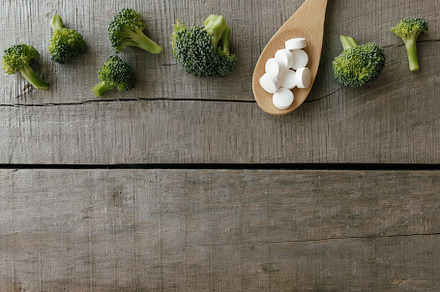 Vitamin or medicine pills, broccoli, a Health & Medical Photo by Lenor4ik