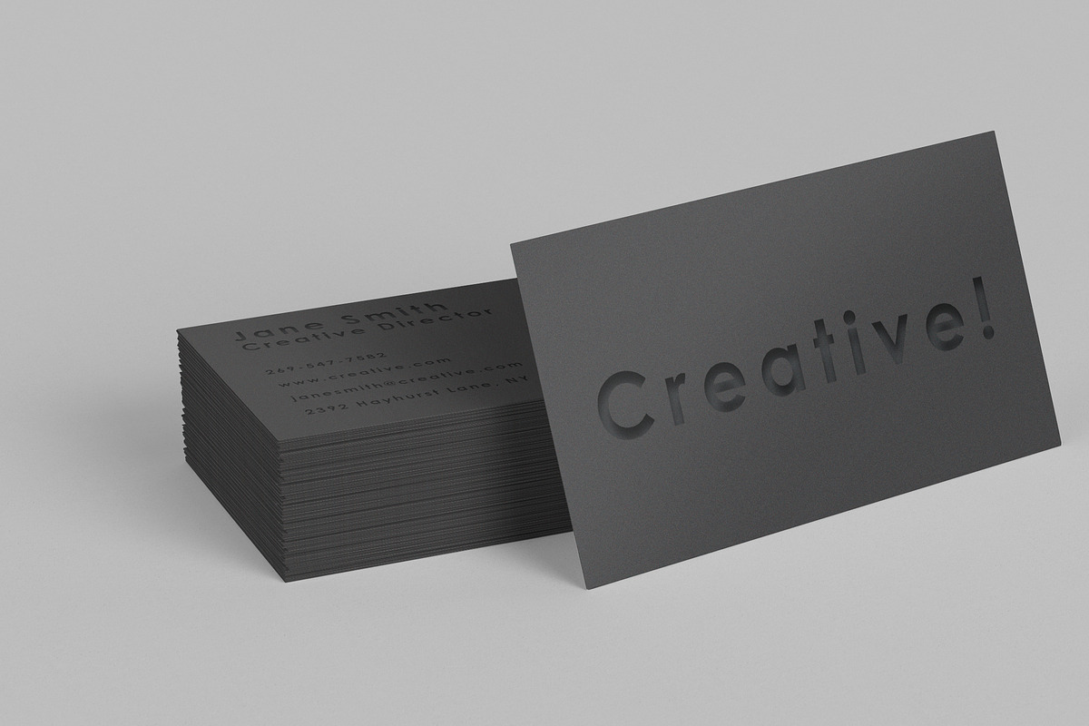 Engraved Business Card Bundle, a Business Card Template by GaiaaDesigns (Photo 3 of 6)