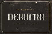 Dekufra Font, a Serif Font by albert_kalingga (Thumbnail 1 of 3)