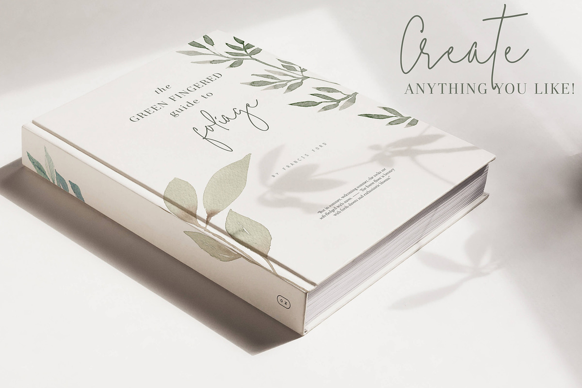 Foliage + Foil - Botanical Clipart, an Illustration by The Autumn Rabbit Ltd (Photo 8 of 11)