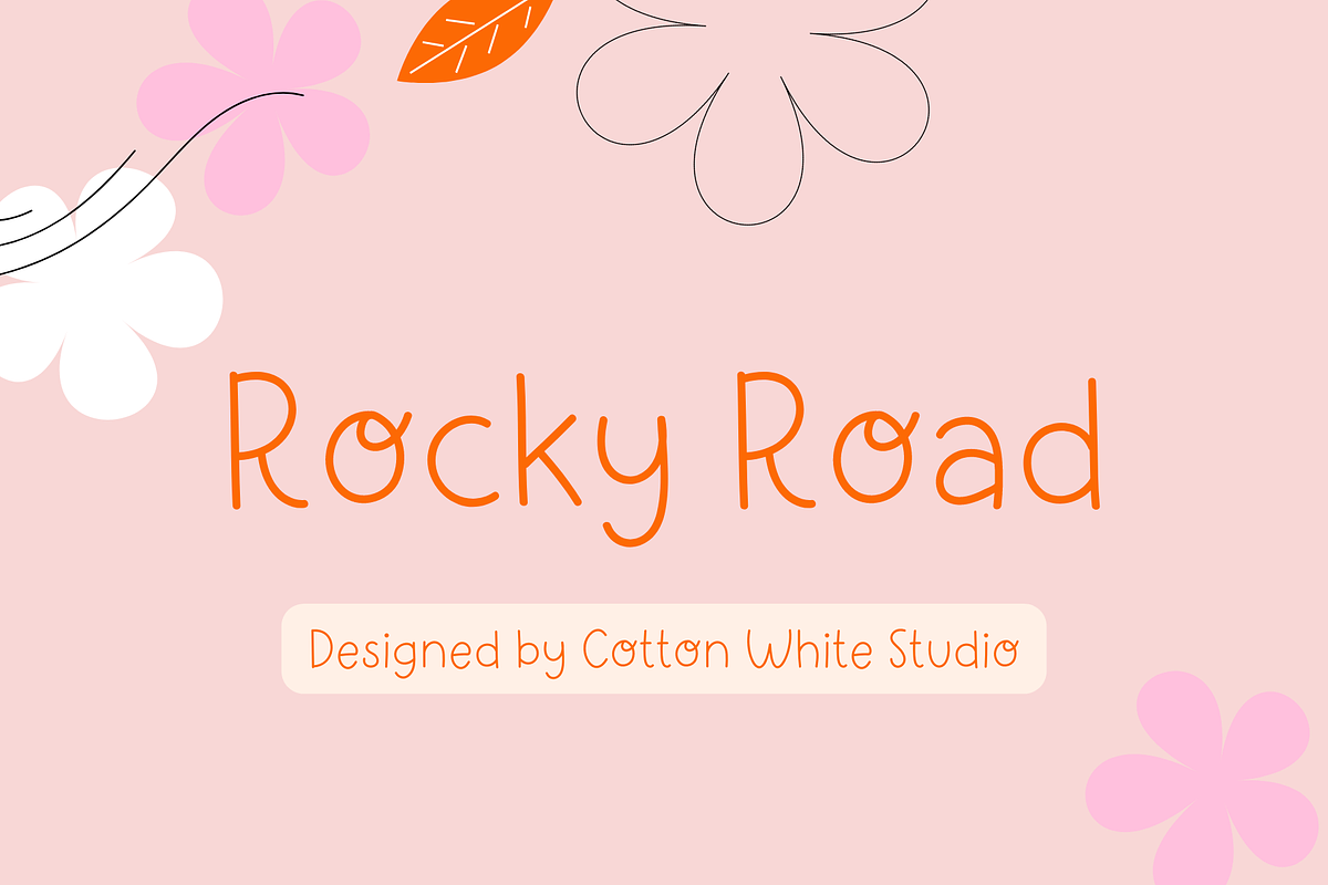 Rocky Road, a Handwritten Font by Sofia Skoog (Photo 1 of 11)
