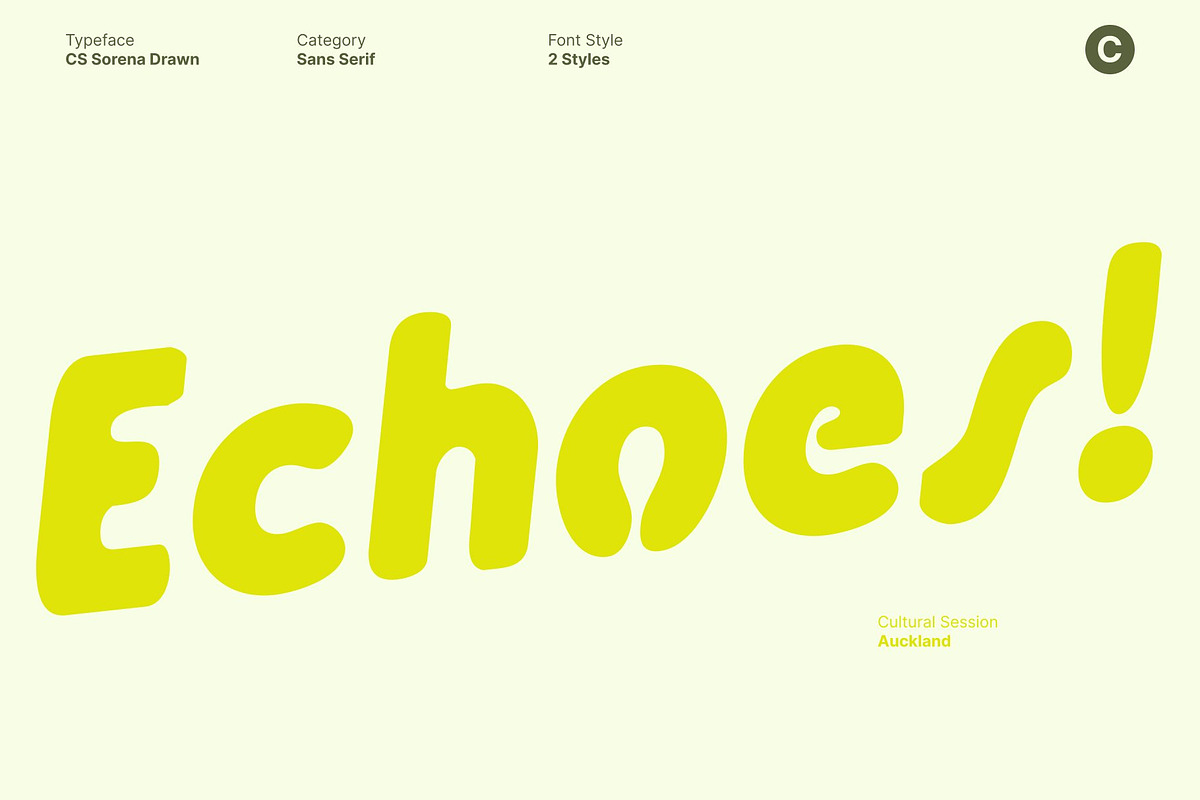 CS Sorena Drawn, a Sans Serif Font by Craft Supply Co. (Photo 4 of 8)