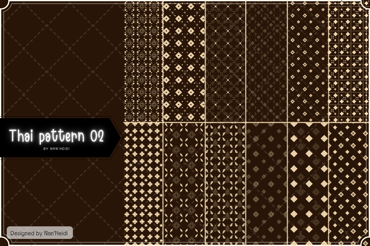 112 Thai pattern 02 NHD, a Brush Add-On by Nan'Heidi (Photo 7 of 8)