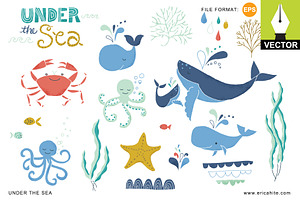 Under the Sea: Vector Art