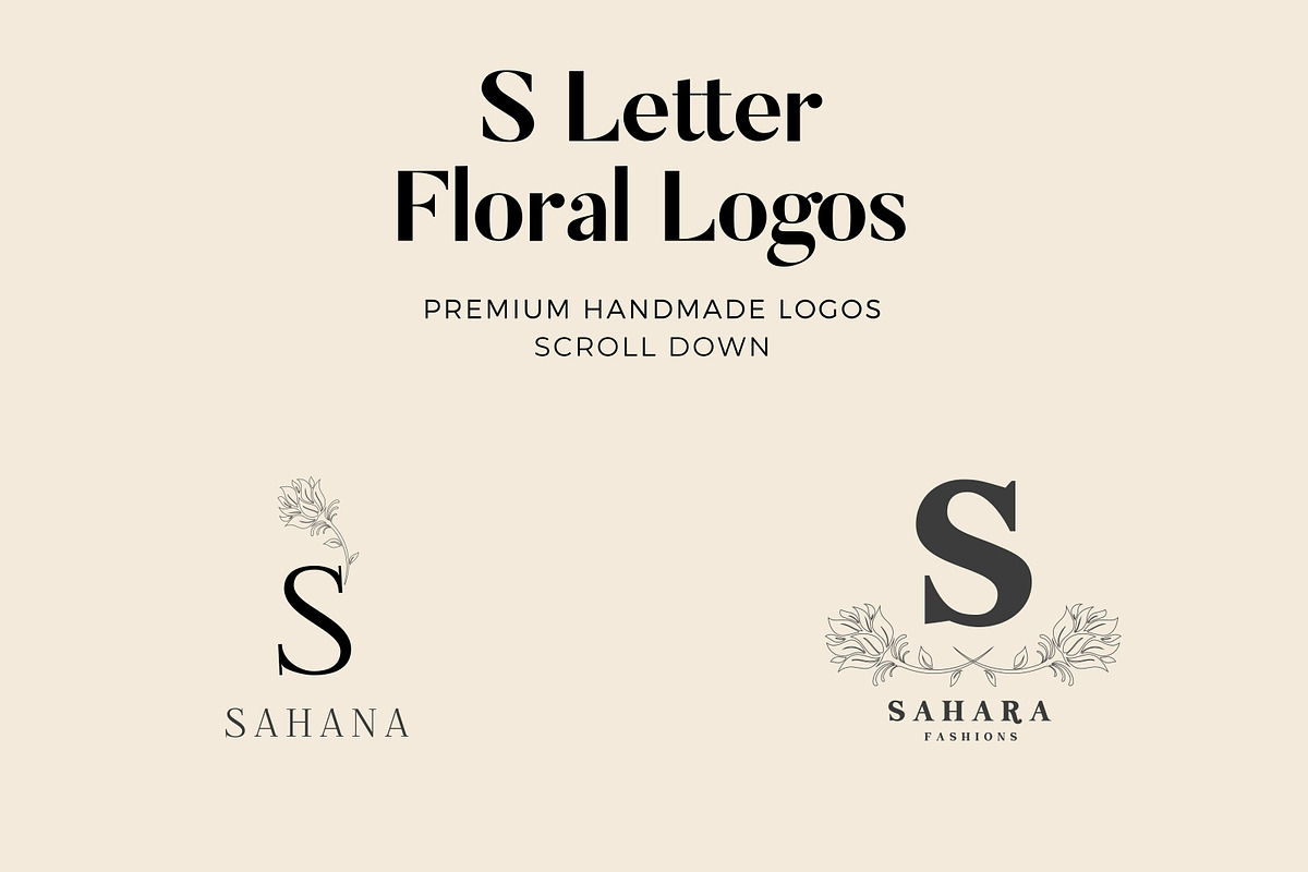 520 A to Z Floral Logos Bundle, a Branding & Logo Template by AN Productions (Photo 153 of 223)