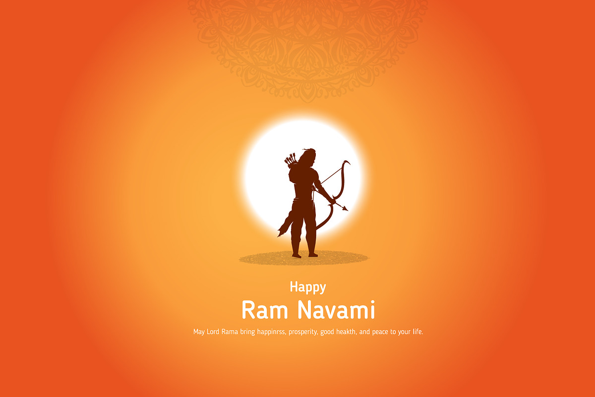 happy rama navami social media, an Object Graphic by BishoyThabet