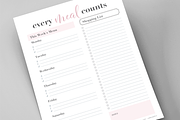Meal Planner Printable, 4 Sizes, a Templates & Theme by Ember & Co (Thumbnail 5 of 6)