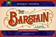 The Barstain, a Serif Font by Burntilldead (Thumbnail 11 of 13)
