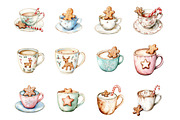 Christmas Gingerbread on Cup, an Illustration by Design Market (Thumbnail 3 of 3)
