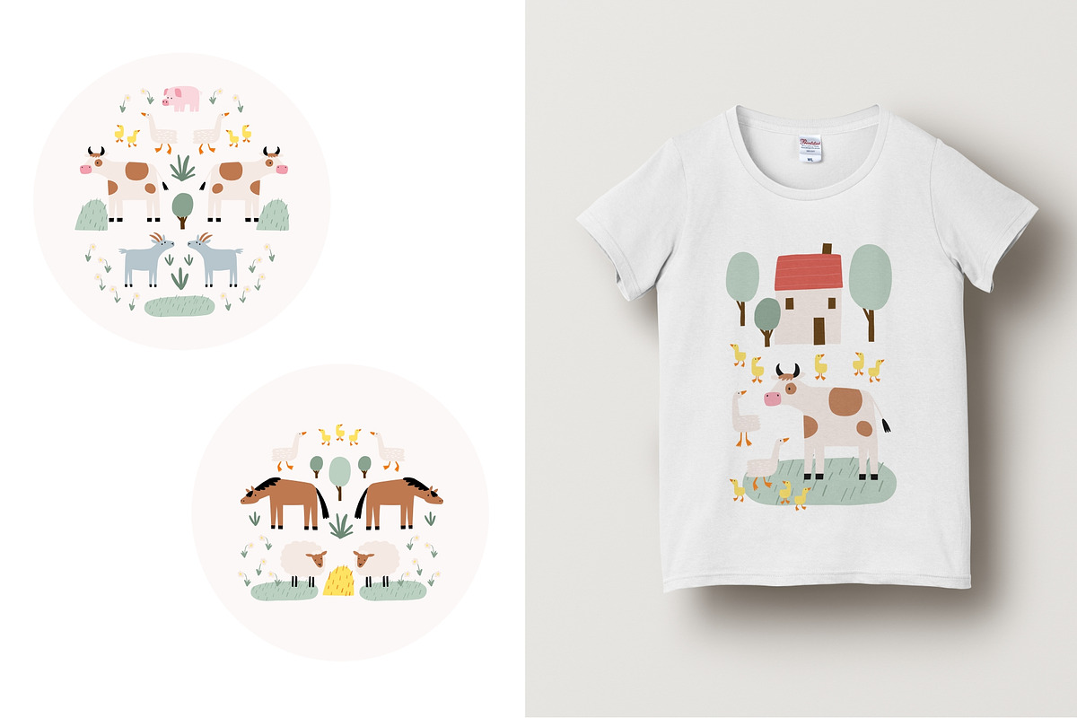 Happy Day Farm, a Decorative Illustration by Barkova Nadya (Photo 5 of 10)