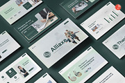 Alliax -Insurance PowerPoint, a Presentation Template by Pixslides (Thumbnail 1 of 7)