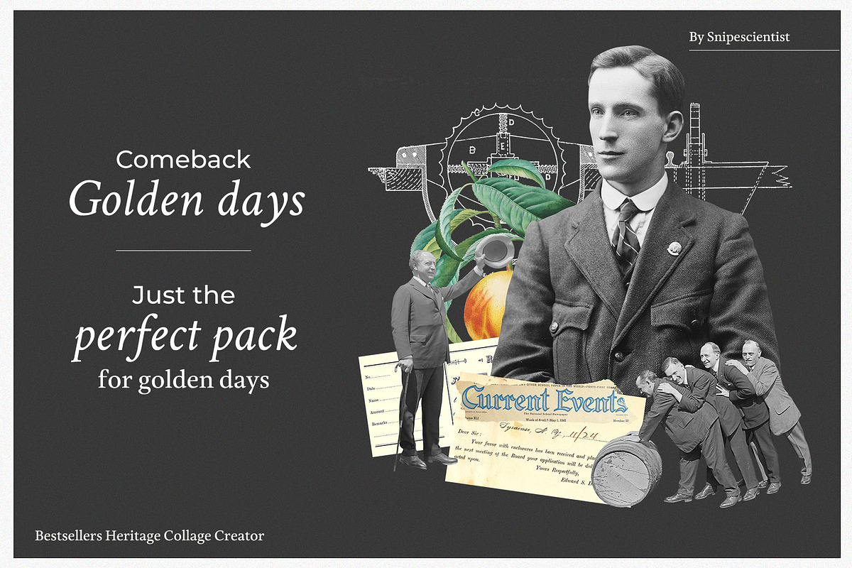 Bestsellers Heritage Collage Creator, an Object Graphic by SNIPESCIENTIST (Photo 25 of 64)