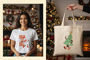 Retro Christmas Cartoon Characters, a Seasonal Illustration by Nadezhda Mikhailova (Thumbnail 14 of 14)