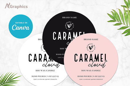 Professional Round Editable Product, a Stationery Template by AN Graphics