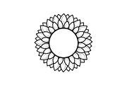 Floral Mandala Circle Frame Bundle, an Illustration by Gaye Art (Thumbnail 50 of 51)
