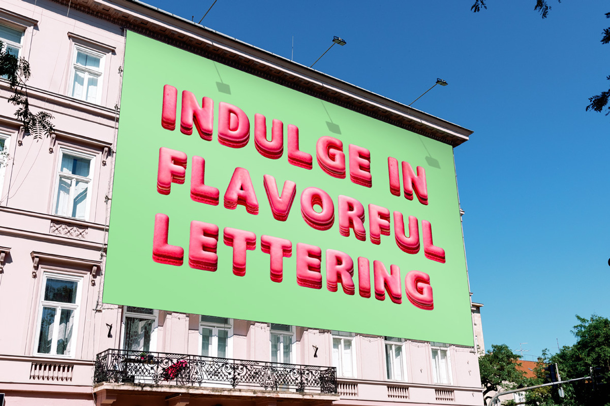Macaron Font, a Handwritten Font by Handmadefont